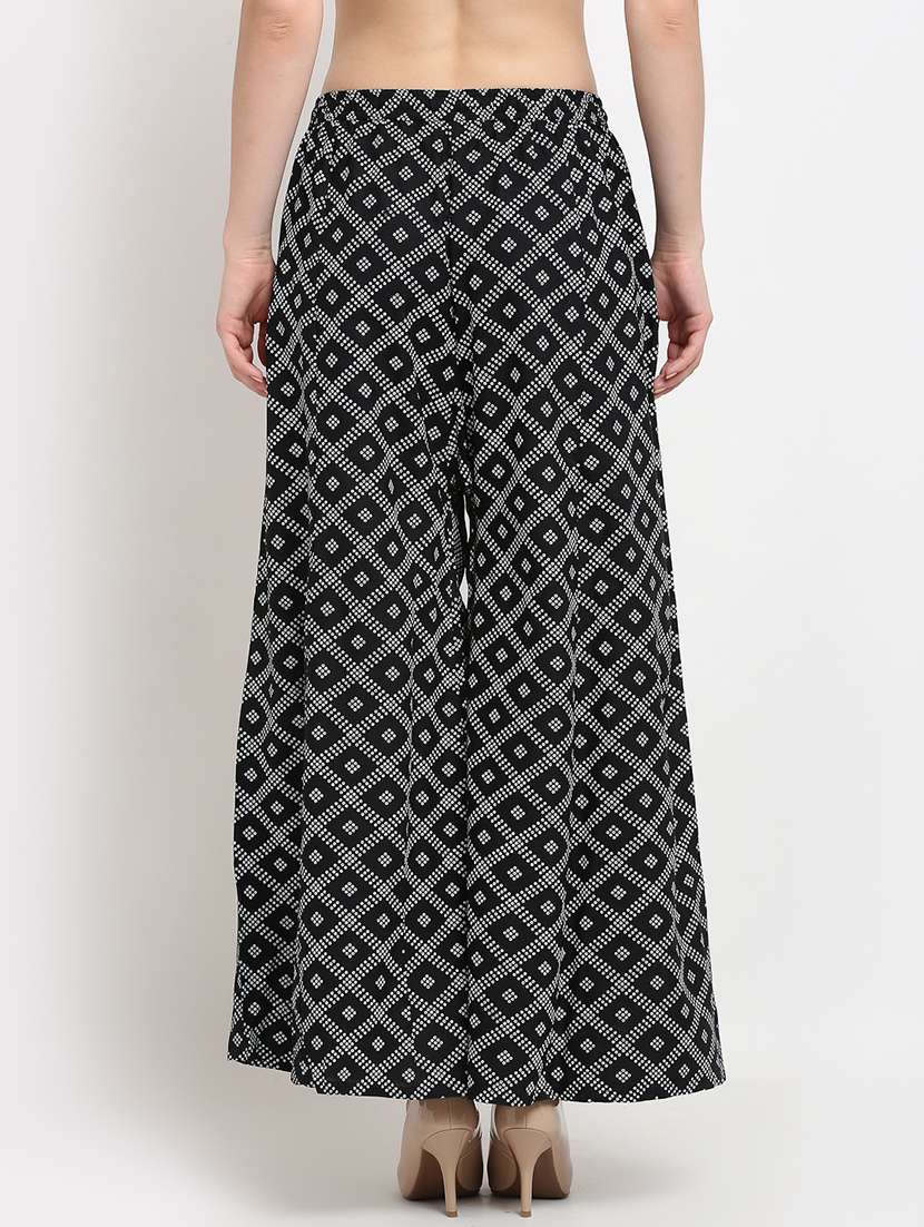 pack of 2 printed flared palazzo - 19124364 -  Standard Image - 2