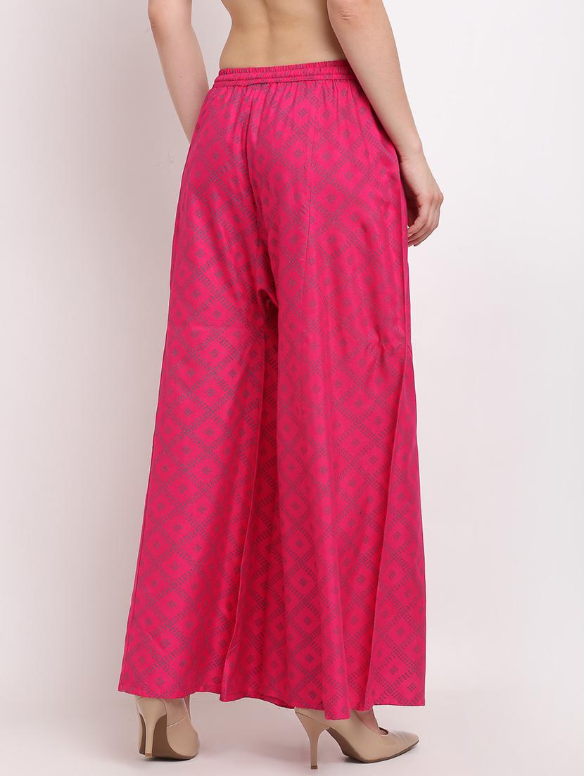 pack of 2 printed flared palazzo - 19124387 - Standard Image - 2