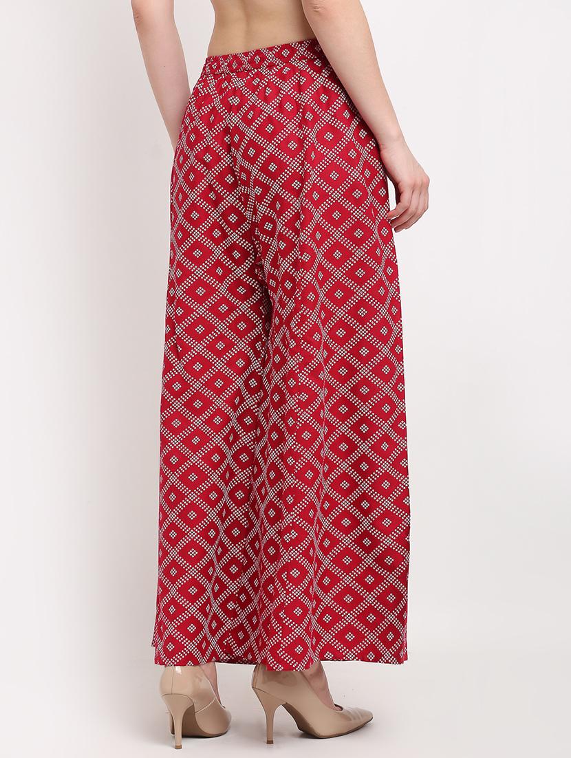 pack of 2 printed flared palazzo - 19124426 - Standard Image - 2