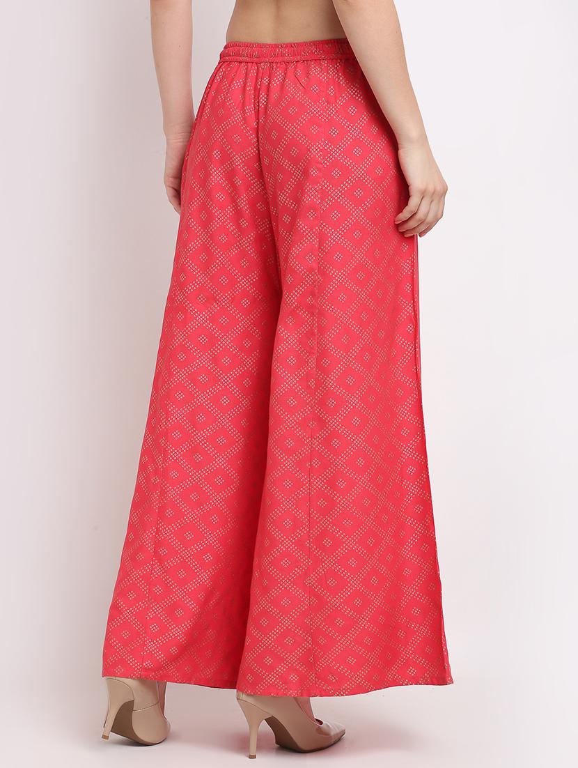 pack of 2 printed flared palazzo - 19124438 - Standard Image - 2