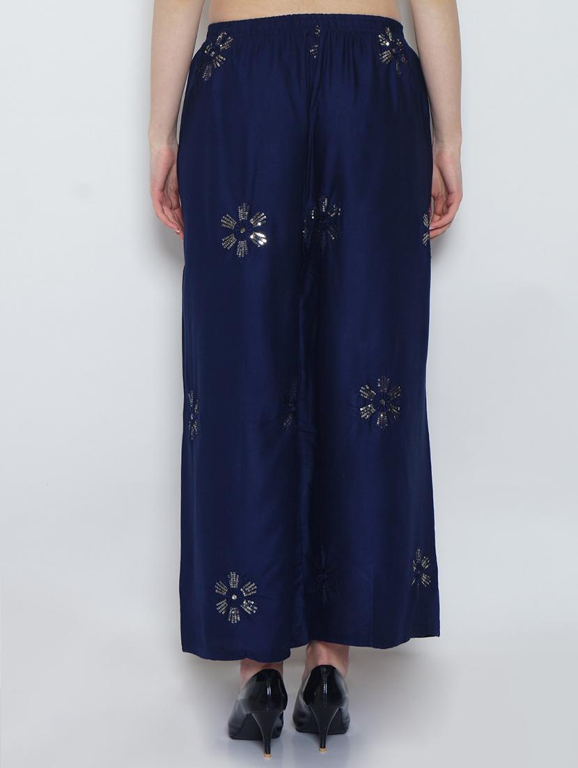 pack of 2 embroidered flared palazzo - 19124536 - Standard Image - 2