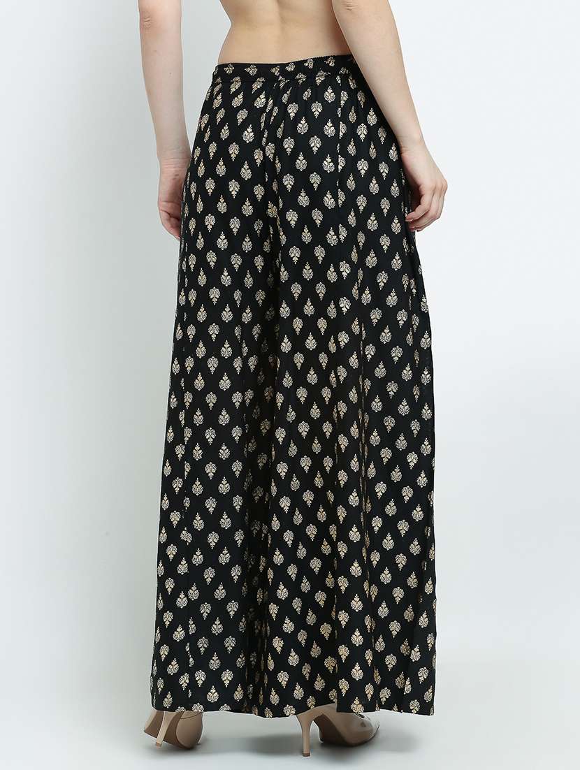 pack of 2 printed flared palazzo - 19124585 -  Standard Image - 2