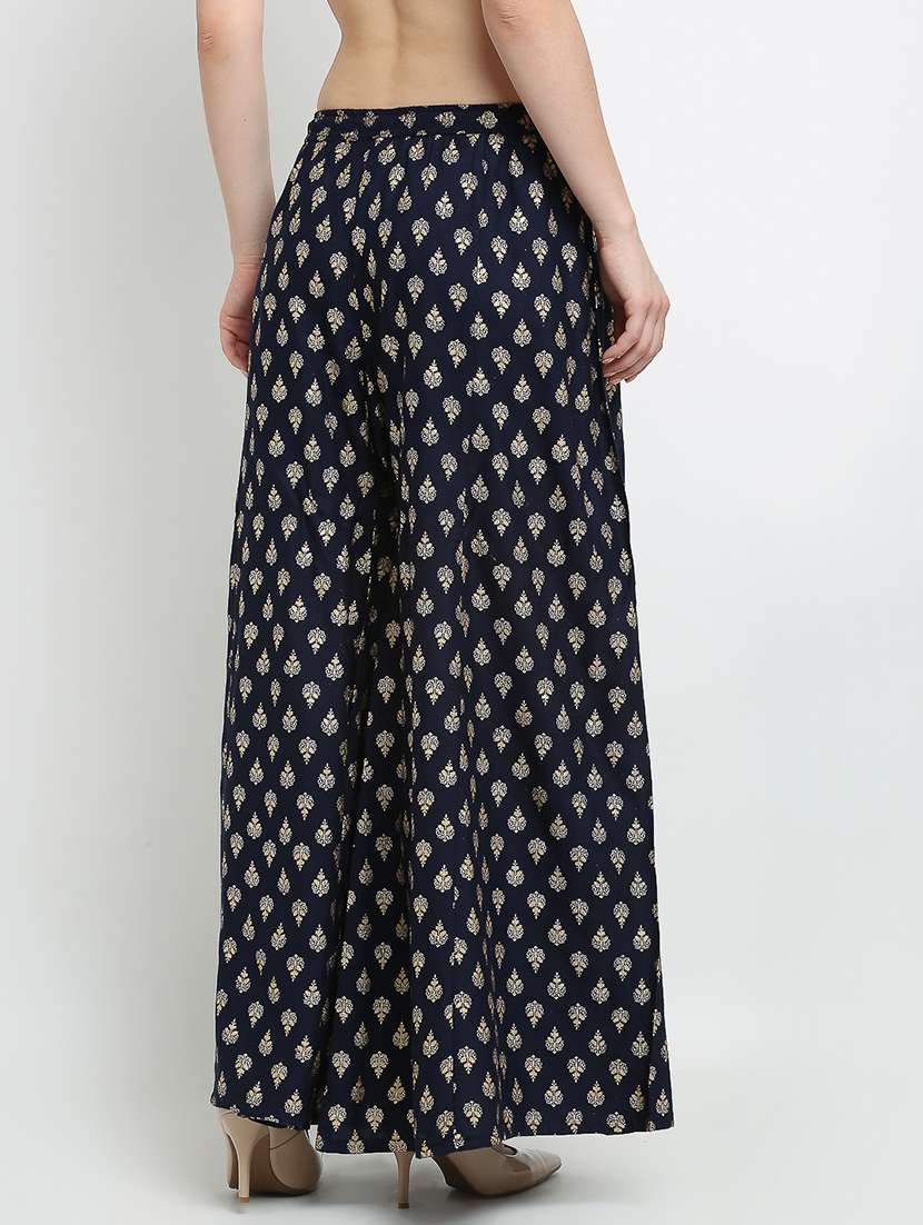 pack of 2 printed flared palazzo - 19124654 -  Standard Image - 2