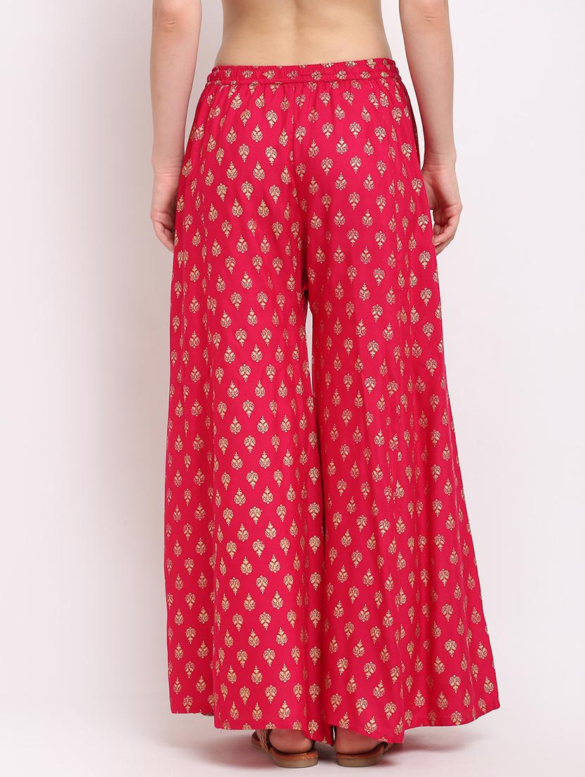 pack of 2 printed & solid palazzo - 19124708 - Standard Image - 2