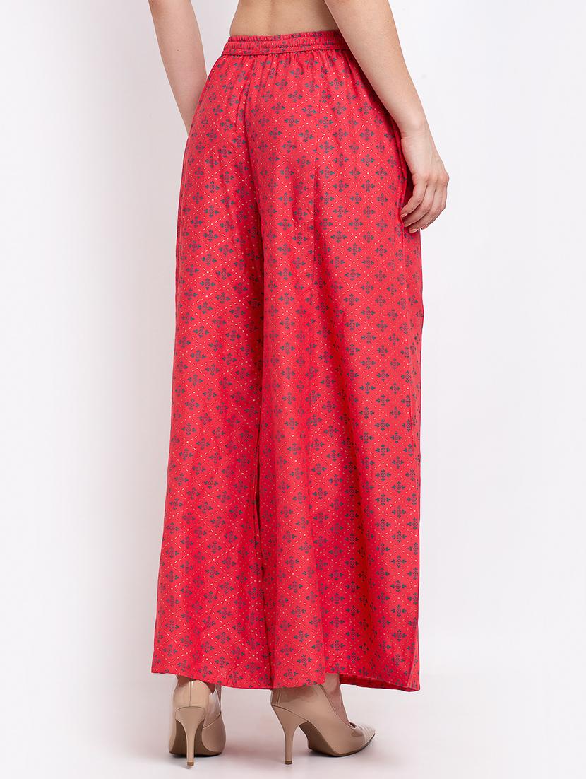pack of 2 printed flared palazzo - 19124843 - Standard Image - 2