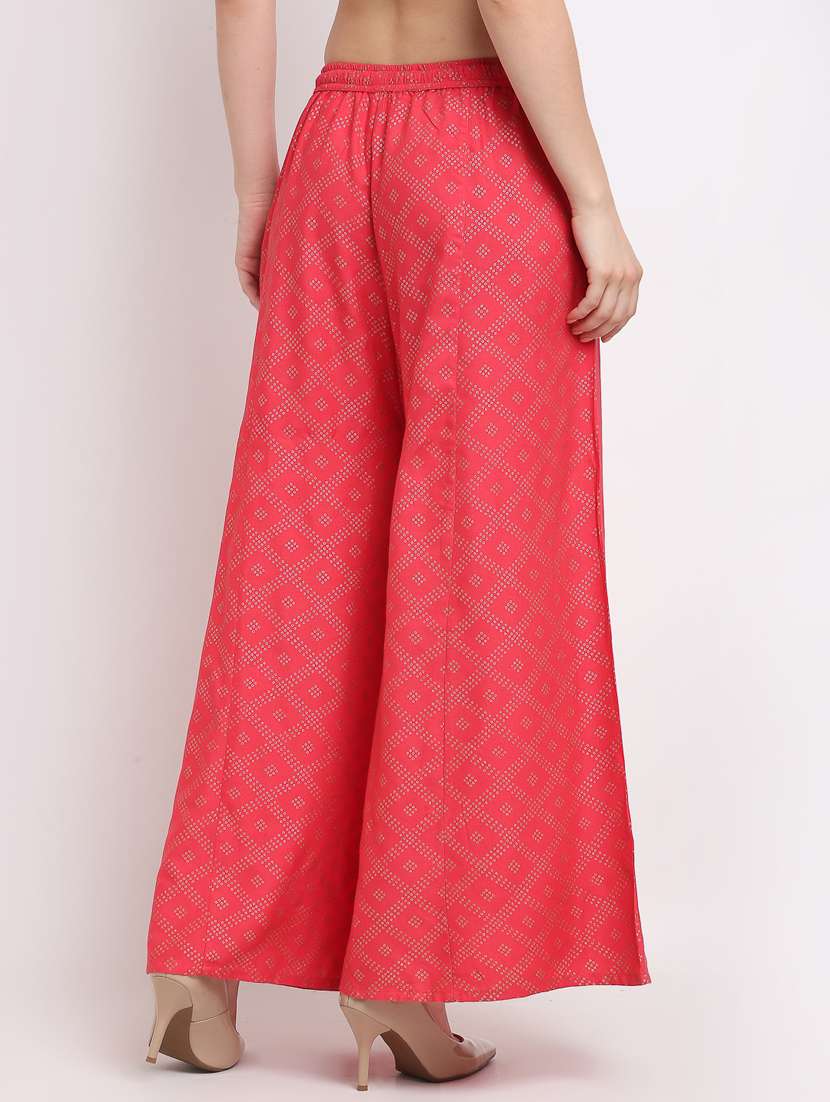 pack of 2 printed flared palazzo - 19125392 -  Standard Image - 2
