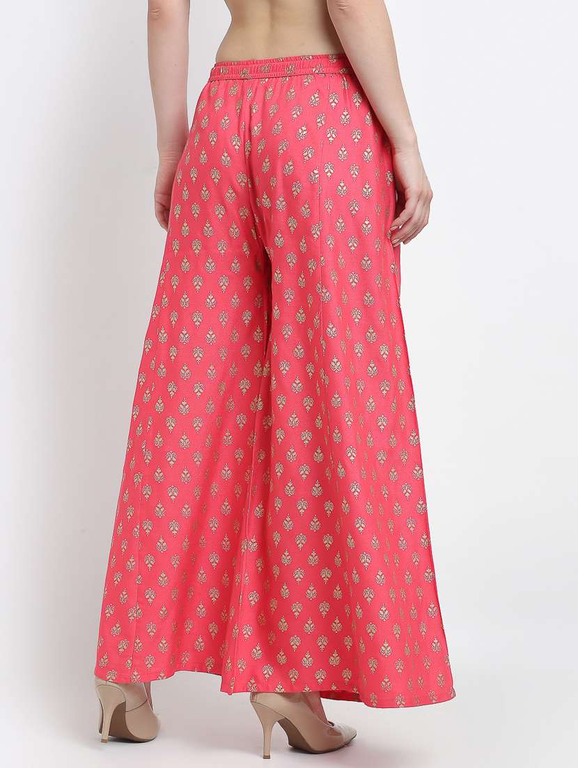 pack of 2 printed flared palazzo - 19125471 -  Standard Image - 2