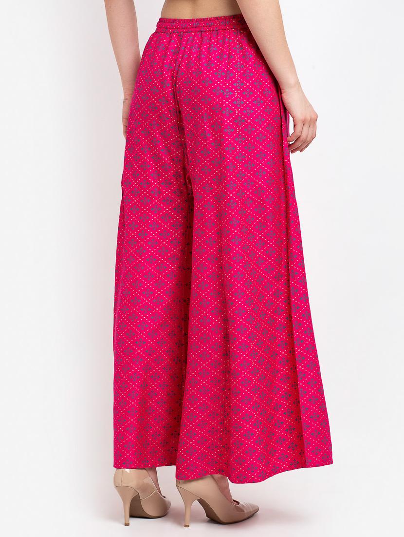 pack of 2 printed flared palazzo - 19125538 - Standard Image - 2