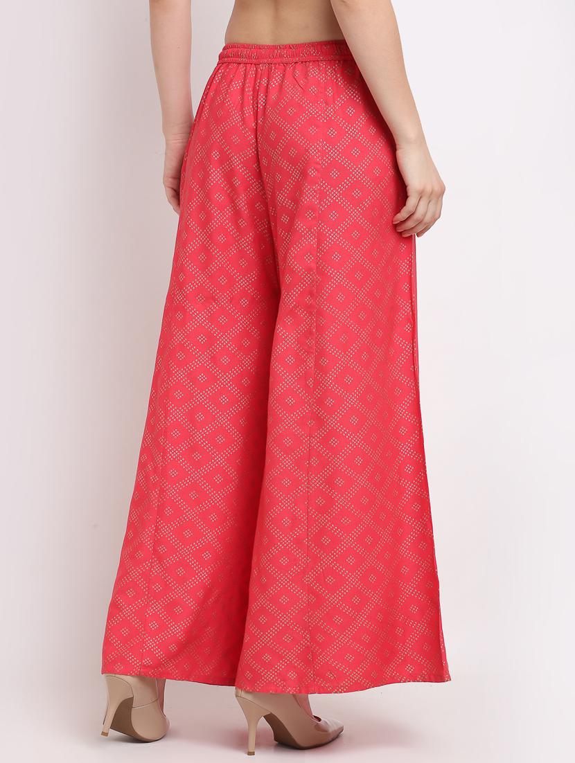 pack of 2 printed flared palazzo - 19125638 - Standard Image - 2