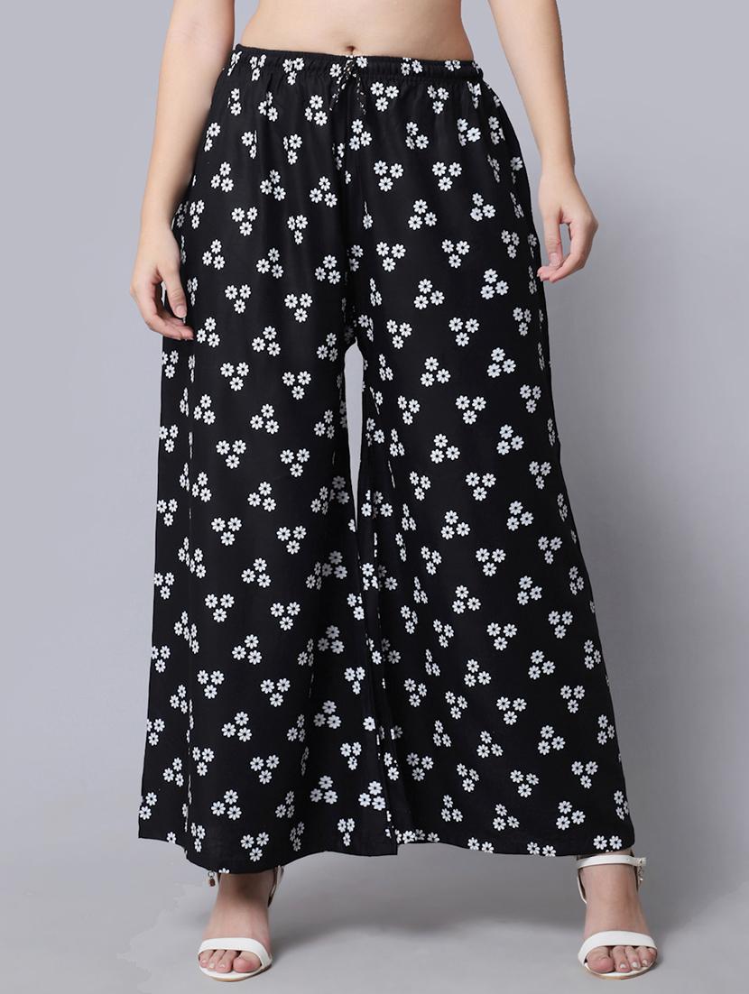 pack of 2 printed flared palazzo - 19125909 - Standard Image - 2