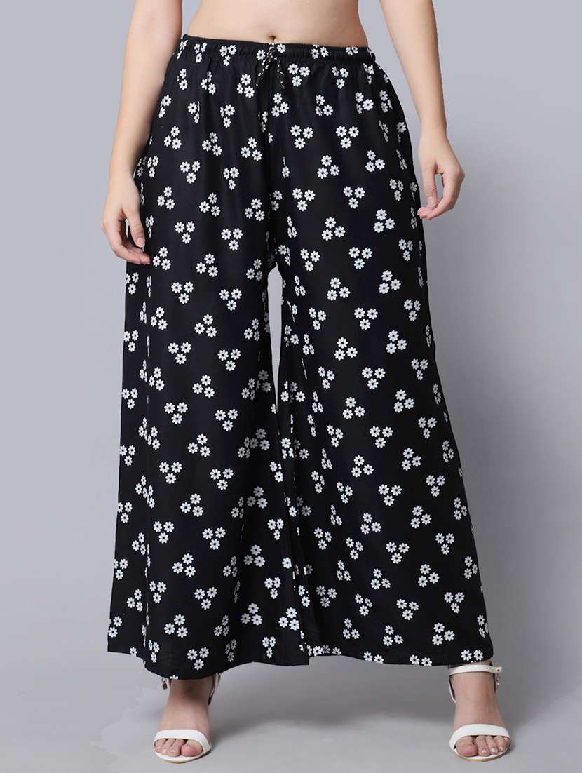 pack of 2 printed flared palazzo - 19125910 -  Standard Image - 2