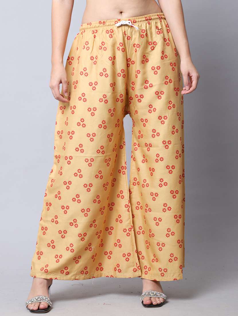 pack of 2 printed flared palazzo - 19125936 -  Standard Image - 2
