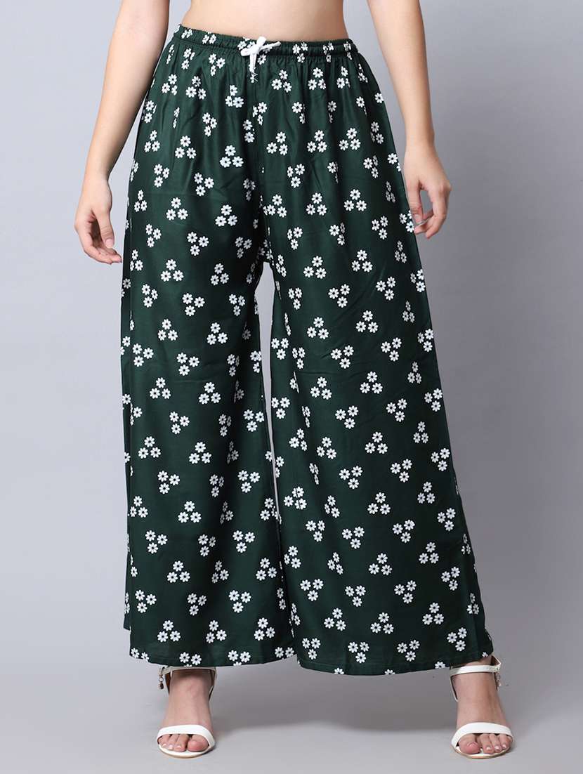 pack of 2 printed flared palazzo - 19125941 -  Standard Image - 2