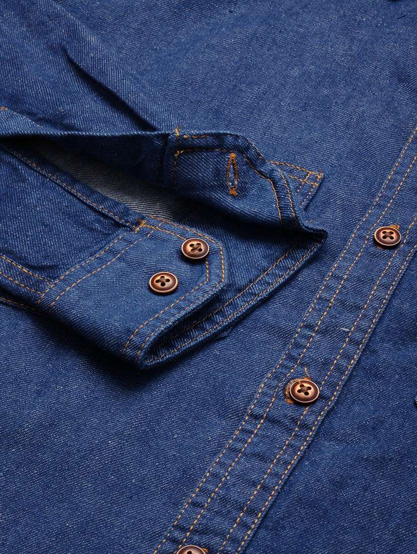 mens solid casual shirt - 19126265 -  Standard Image - 7