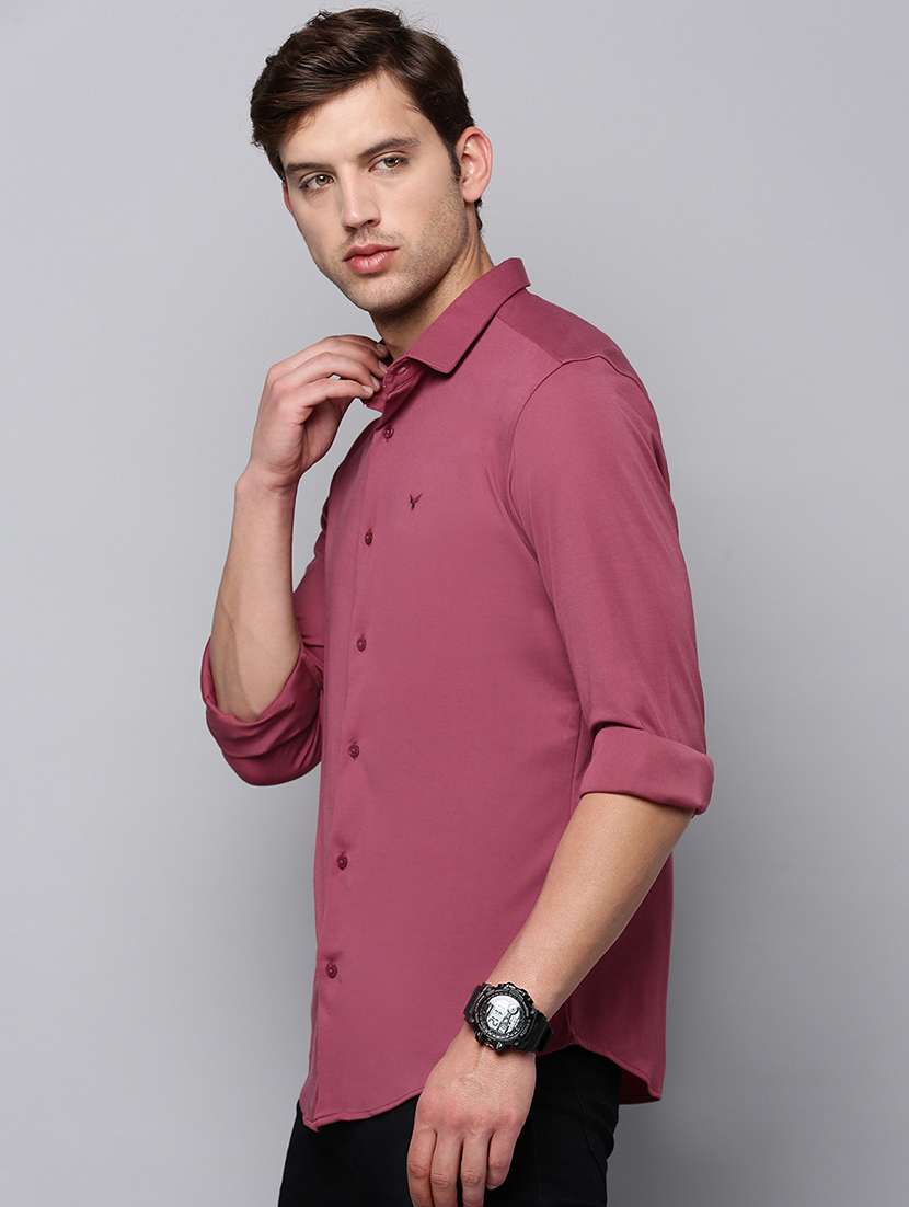 mens solid casual shirt - 19126352 -  Standard Image - 2