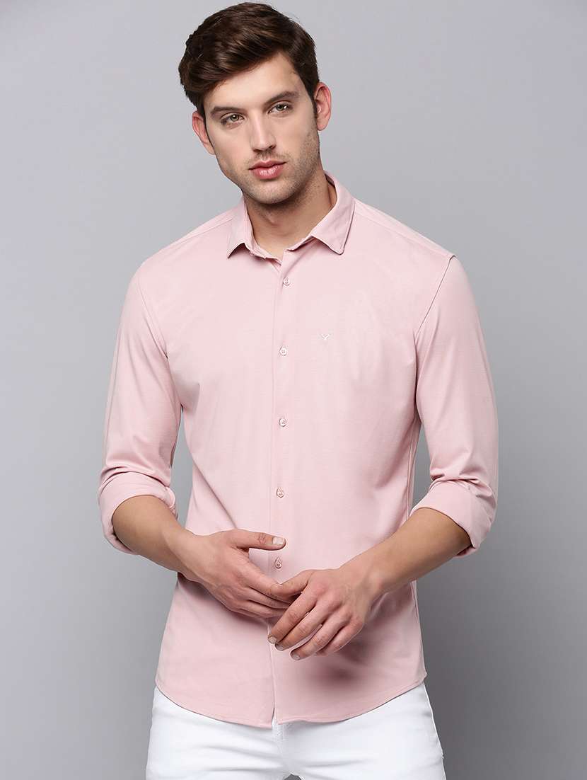 mens solid casual shirt
