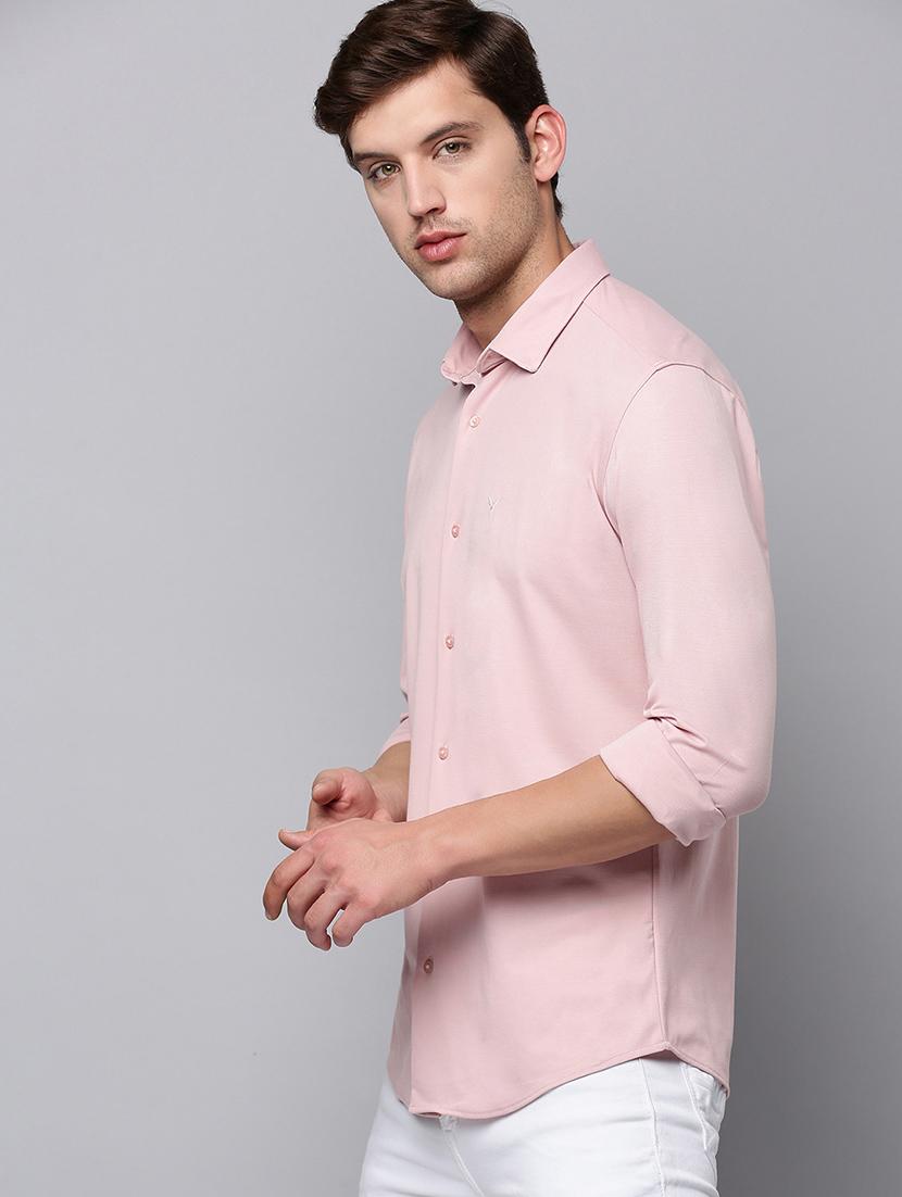 mens solid casual shirt - 19126360 - Standard Image - 2