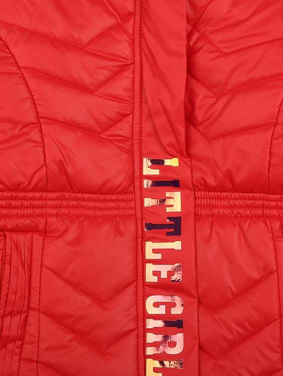 girls stand colllar solid quilted jacket  - 19126737 -  Standard Image - 2