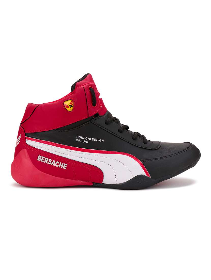 red lace up sports shoe - 19127100 -  Standard Image - 2