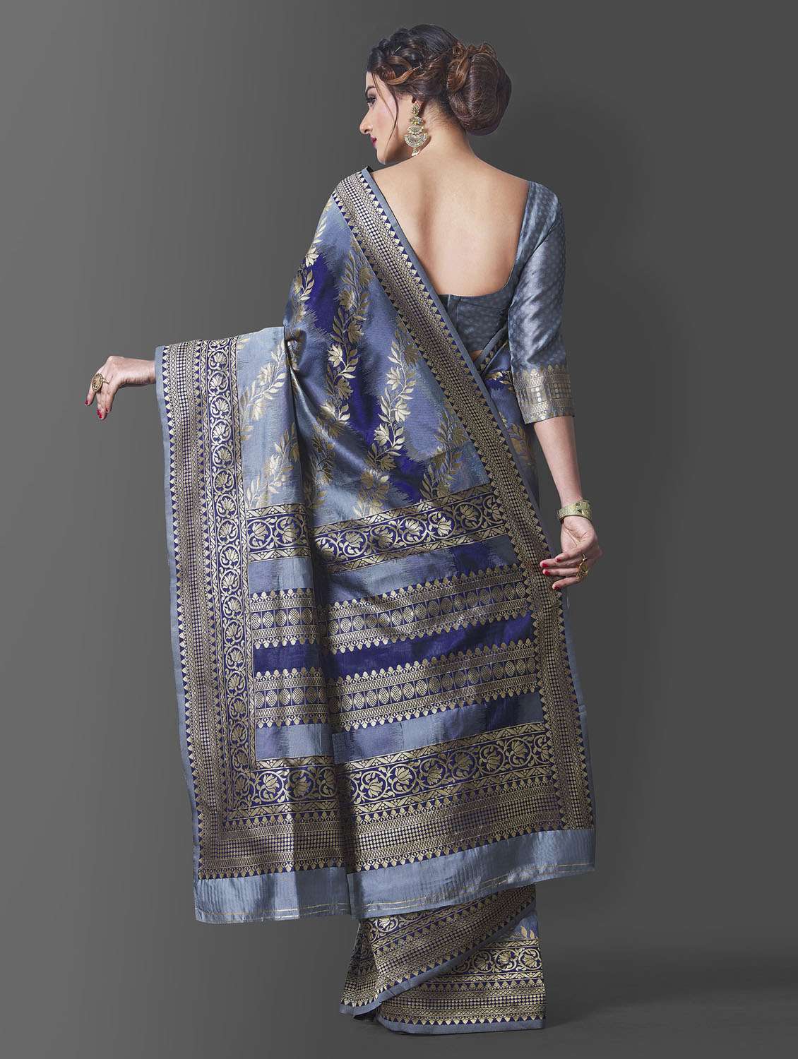 women's banarasi saree with blouse - 19127369 -  Standard Image - 2