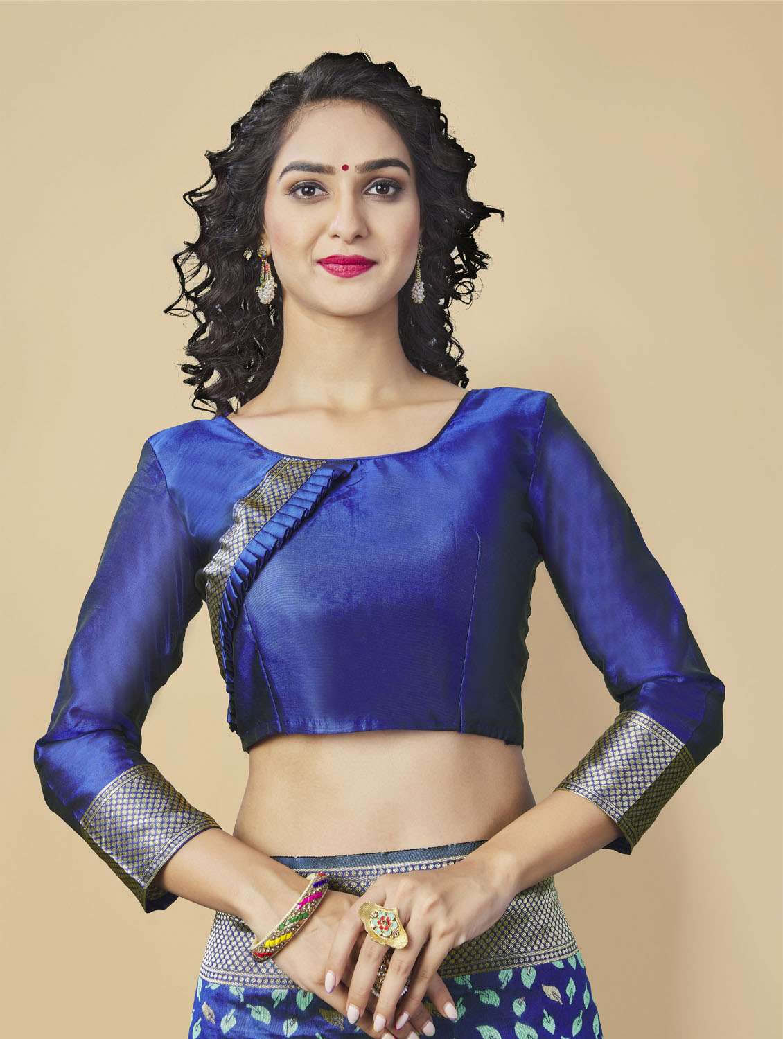 women's banarasi saree - 19127397 - Standard Image - 2