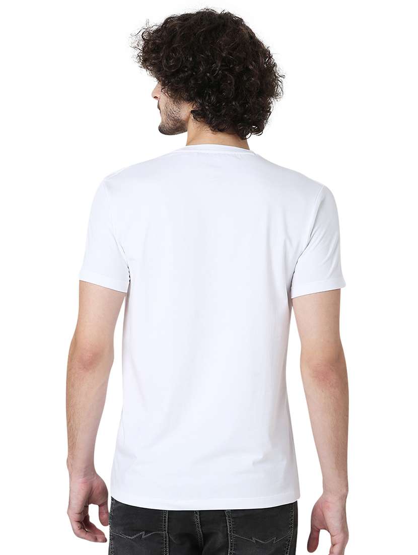 v neck solid t-shirt - 19127616 - Standard Image - 2