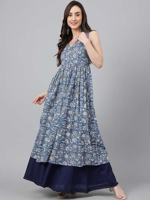 women's flared kurta - 19128331 -  Standard Image - 0