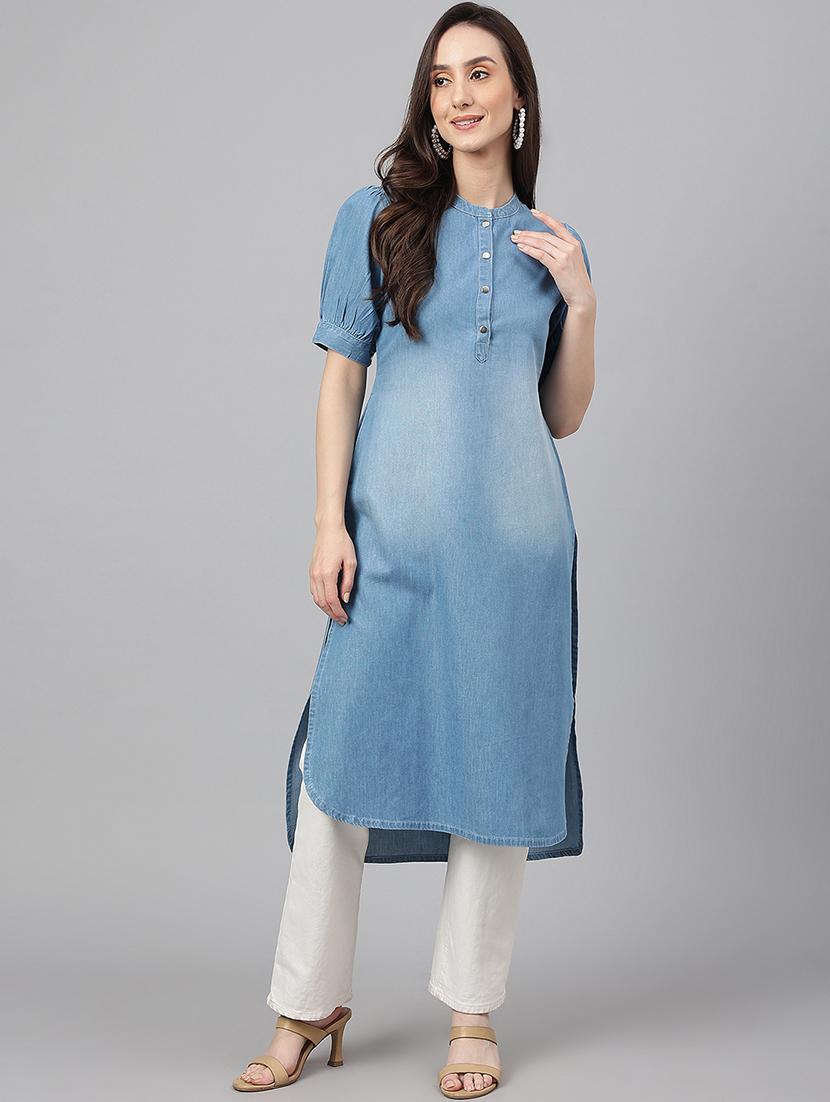 women's high-low kurta