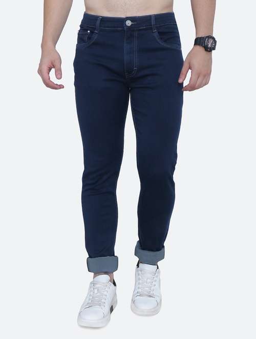 mens slim fit plain jeans - 19128350 -  Standard Image - 0