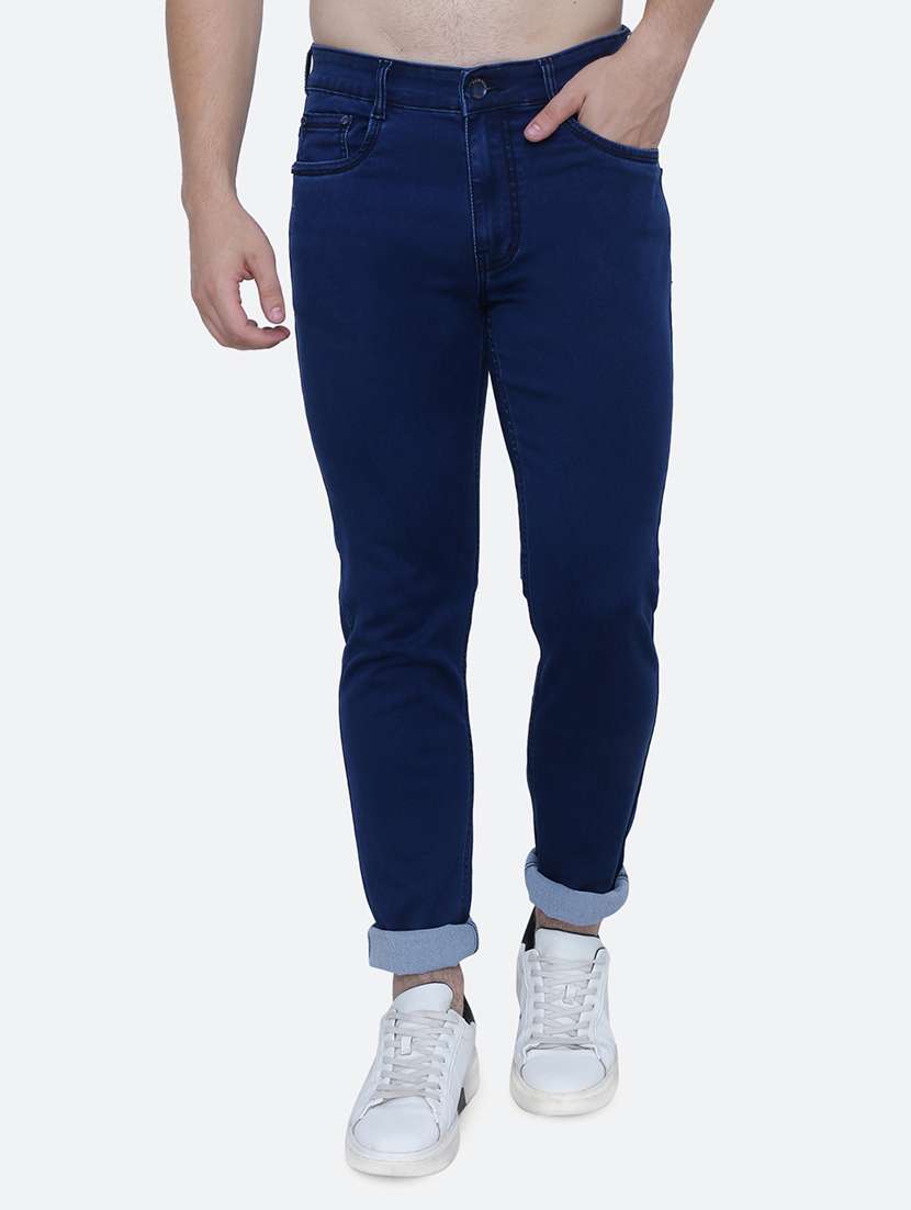 mens slim fit plain jeans