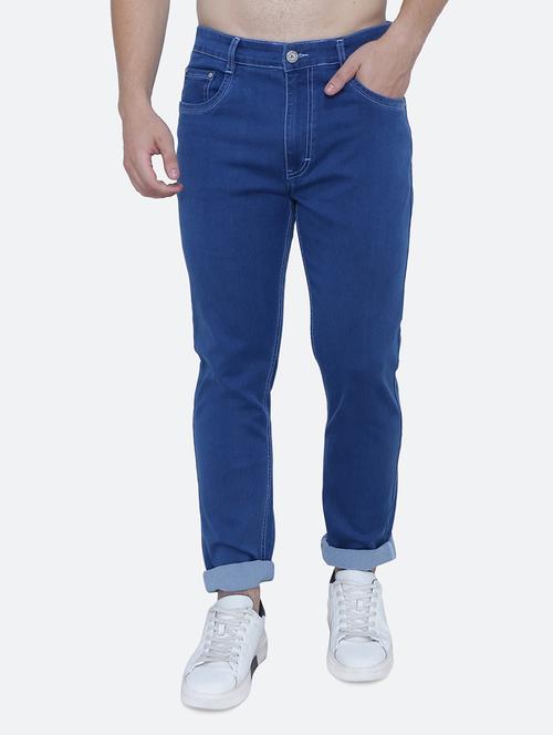 mens slim fit plain jeans - 19128356 - Standard Image - 0