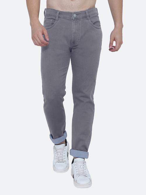 mens slim fit plain jeans - 19128357 - Standard Image - 0