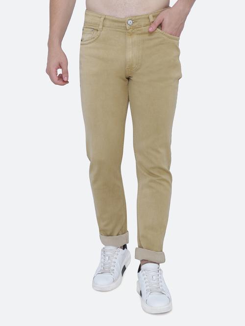 mens slim fit plain jeans - 19128360 - Standard Image - 0