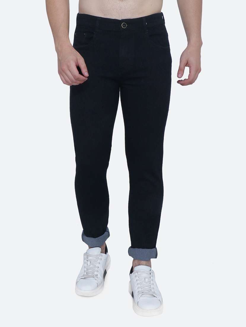 mens slim fit plain jeans