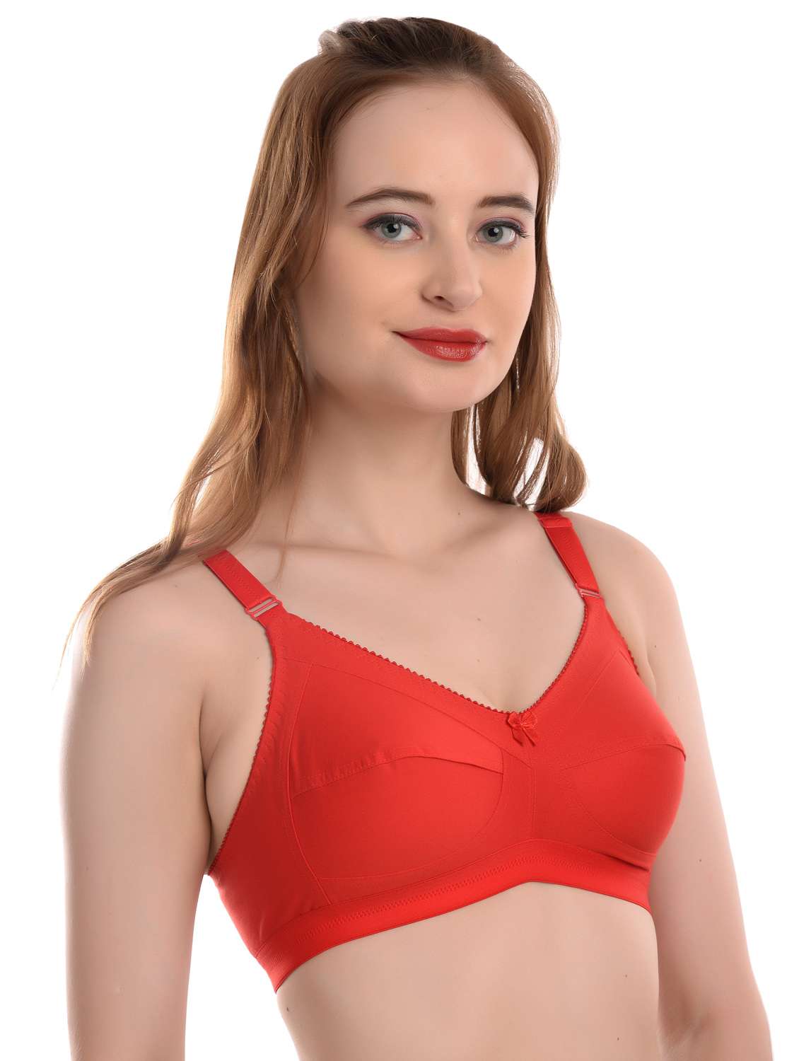 red solid t-shirt bra - 19128926 -  Standard Image - 2