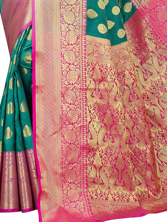 self design zari work woven saree - 19129141 - Standard Image - 2