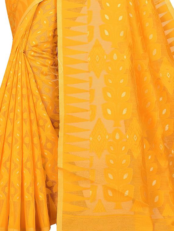 self design zari work woven saree with blouse - 19129147 - Standard Image - 2