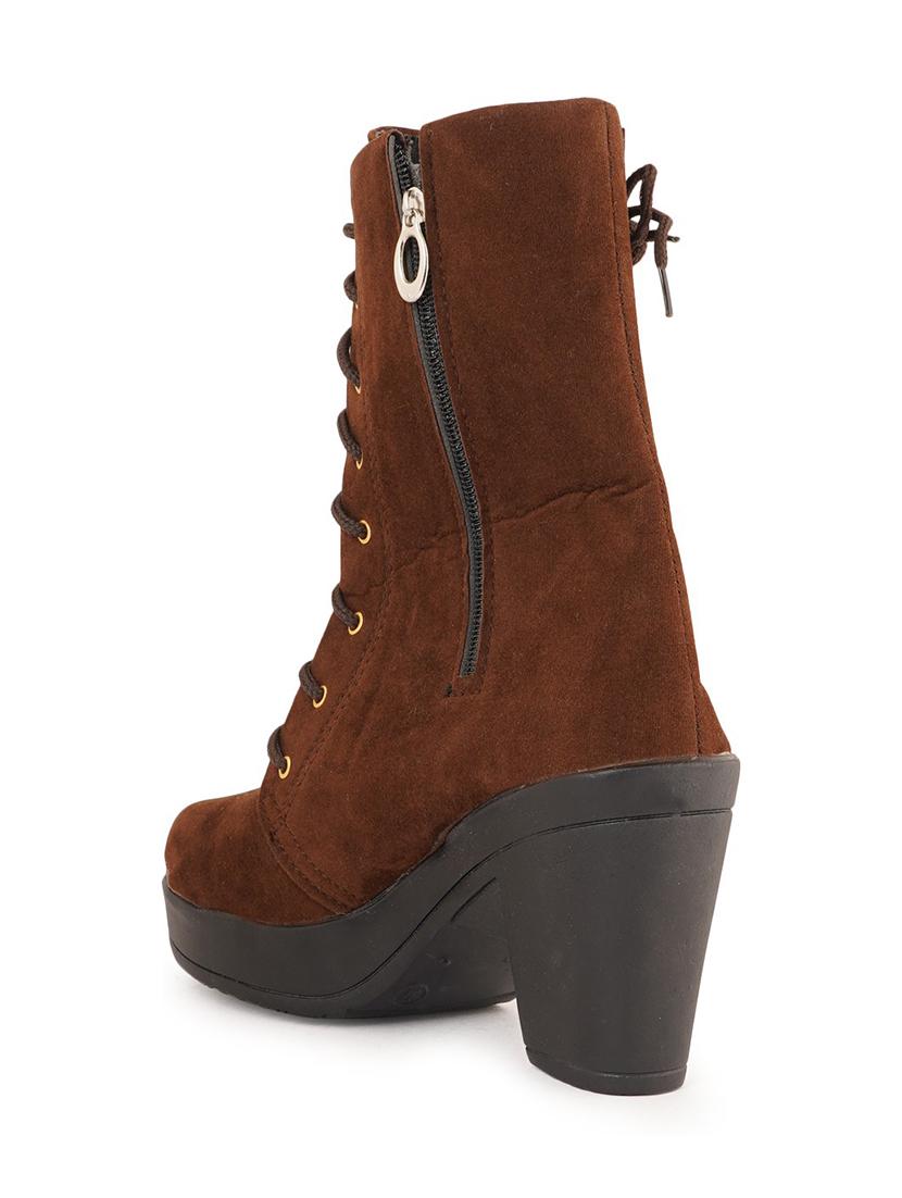 brown lace up boot - 19129218 - Standard Image - 2
