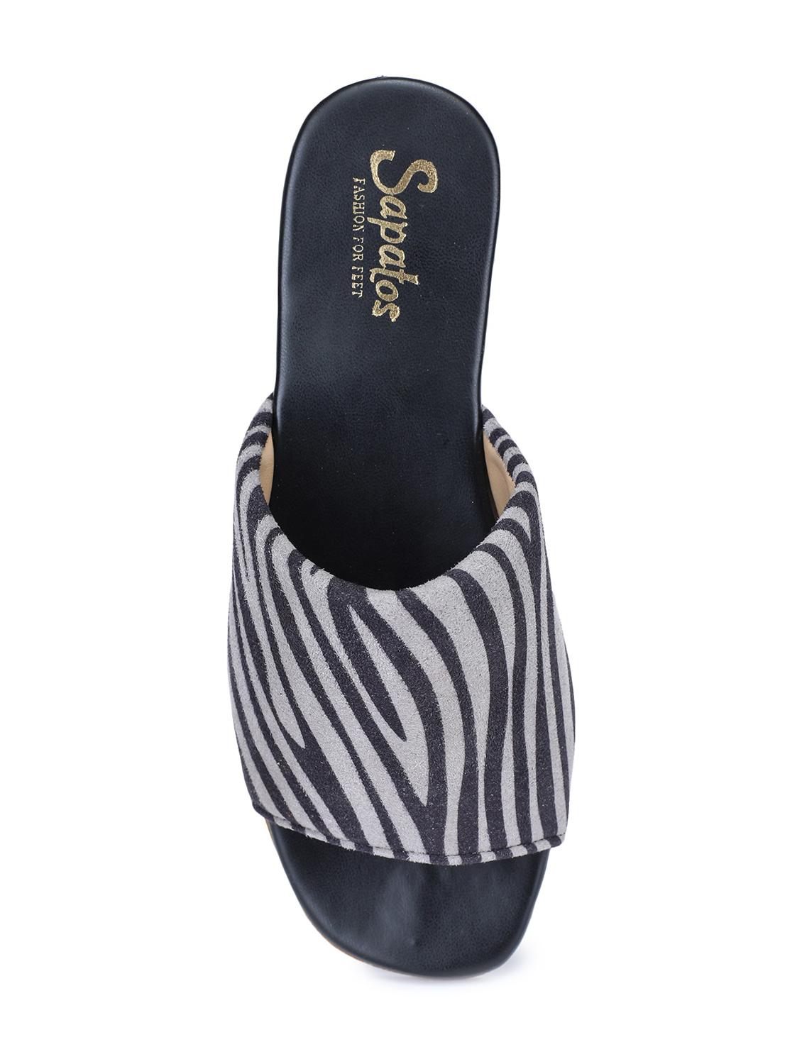 grey slip on sandals - 19129307 - Standard Image - 2
