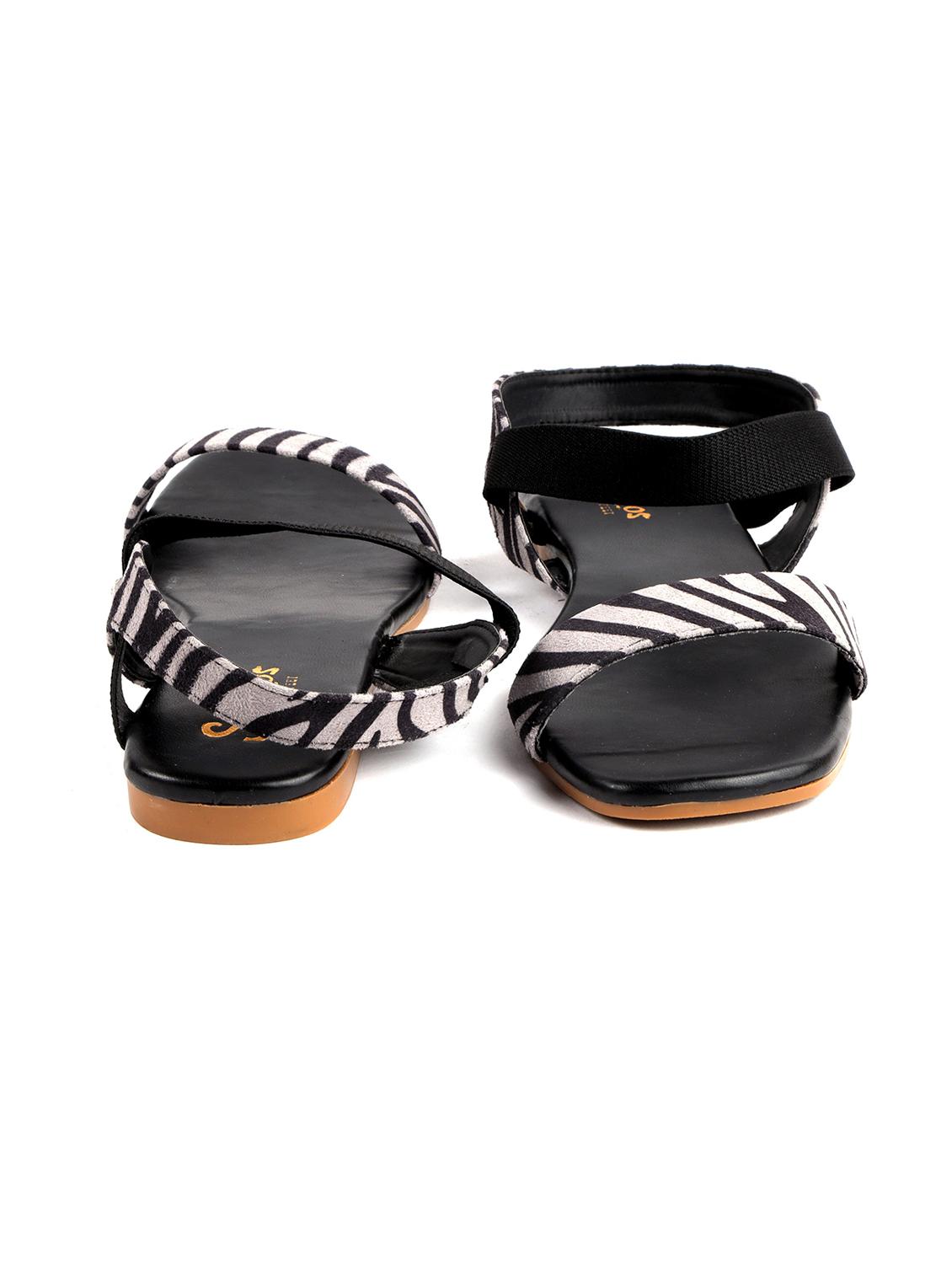 beige printed slip on sandal - 19129312 - Standard Image - 2