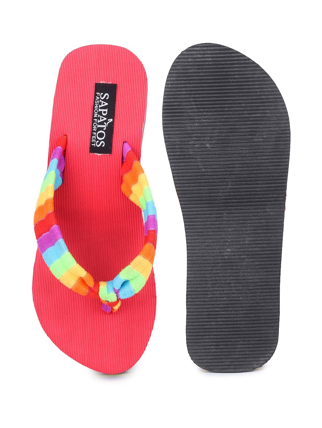 red flatform sandal - 19129414 - Standard Image - 2