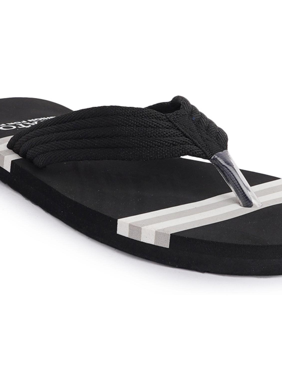 black striped flip flop - 19129446 - Standard Image - 2