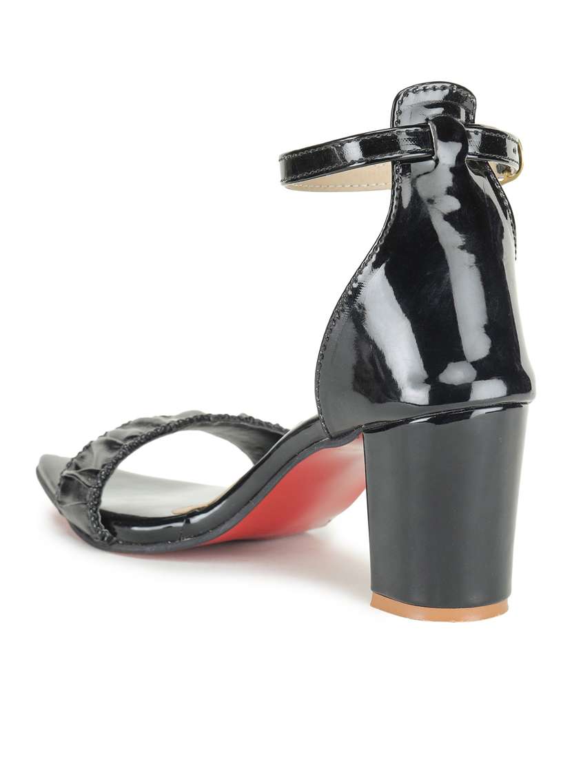 black ankle strap sandal - 19129700 - Standard Image - 2