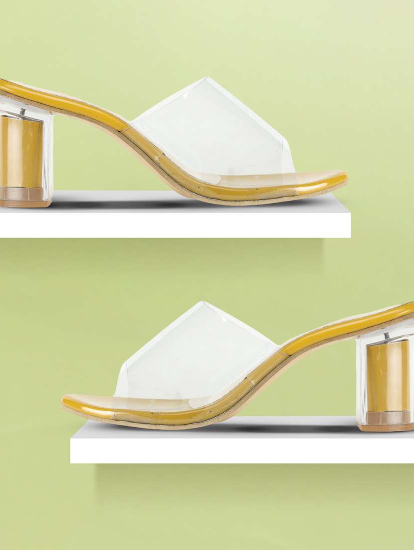 women solid slip on sandal