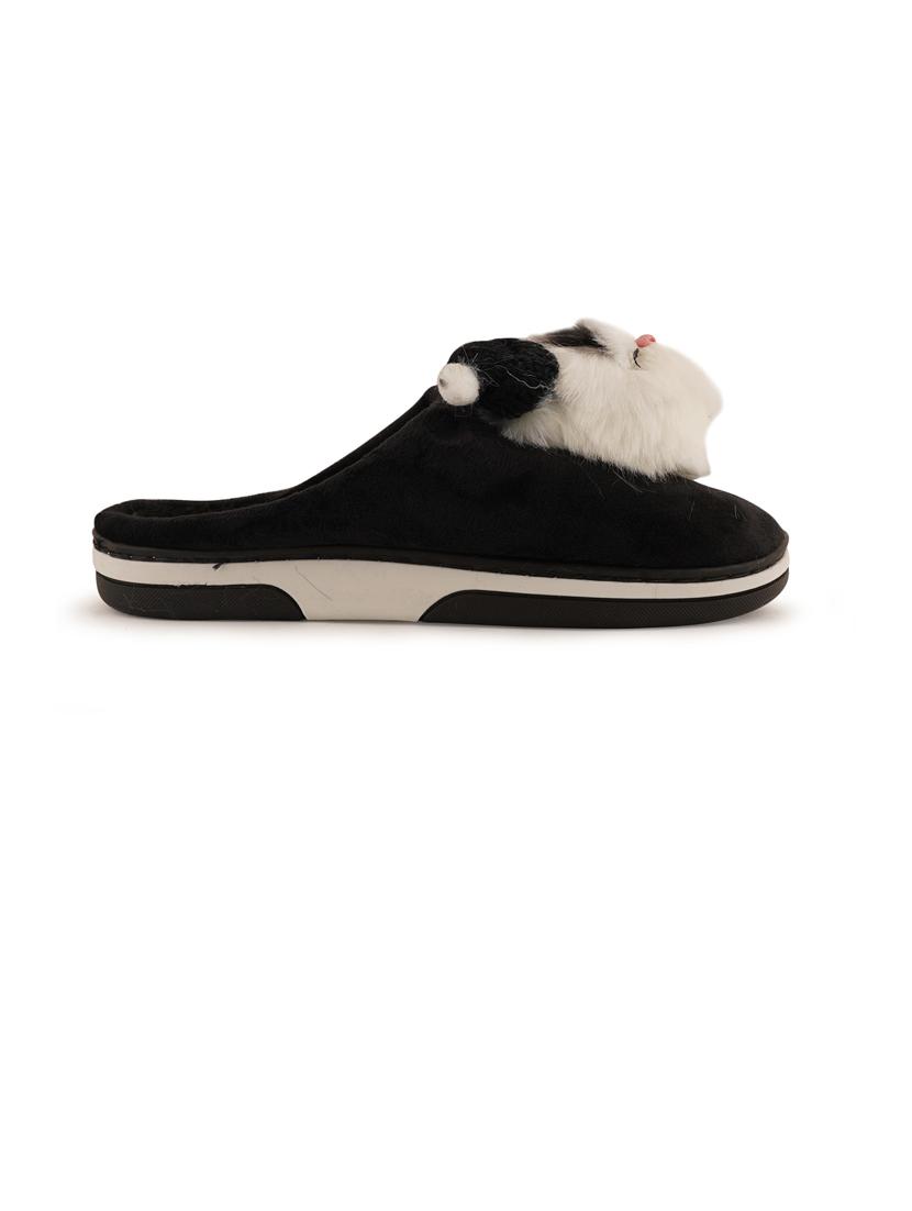 black slides flip flop - 19129888 - Standard Image - 2