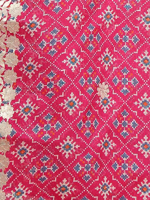 pink kota doria gota work dupatta - 19129966 -  Standard Image - 2