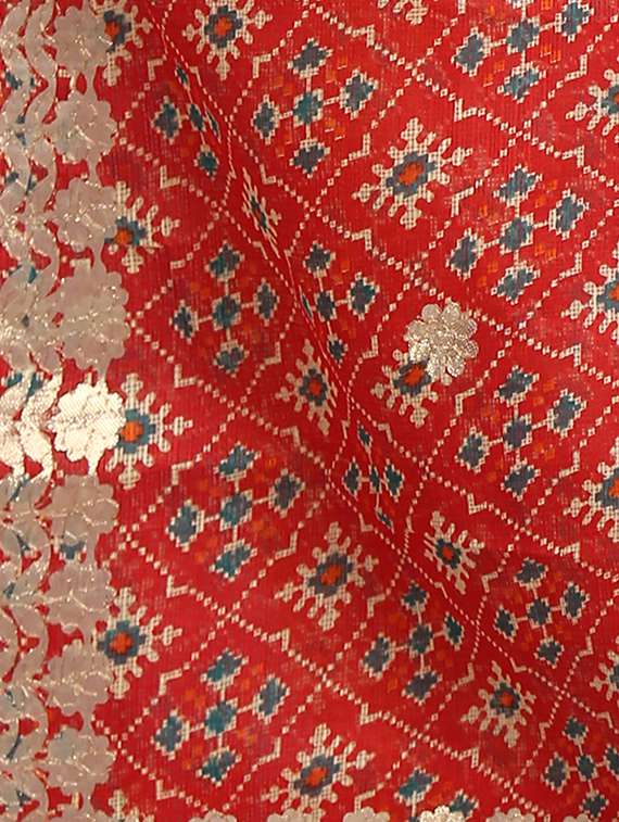gota work kota doria dupatta - 19129969 -  Standard Image - 2