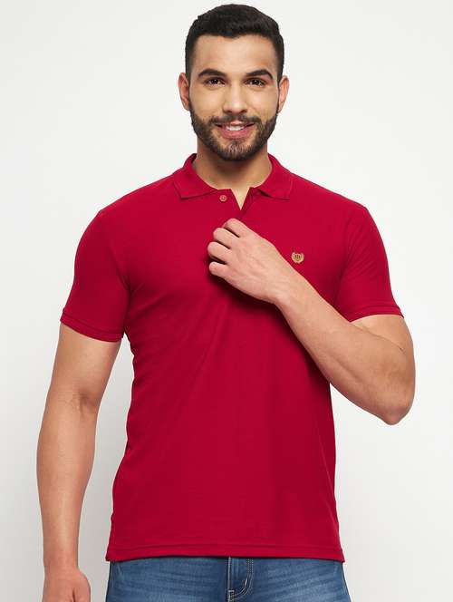 polo neck solid t-shirt  - 19131458 -  Standard Image - 0