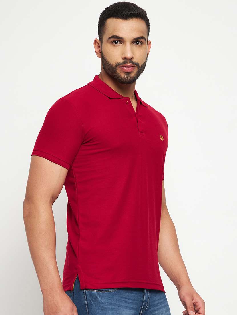 polo neck solid t-shirt  - 19131458 -  Standard Image - 2