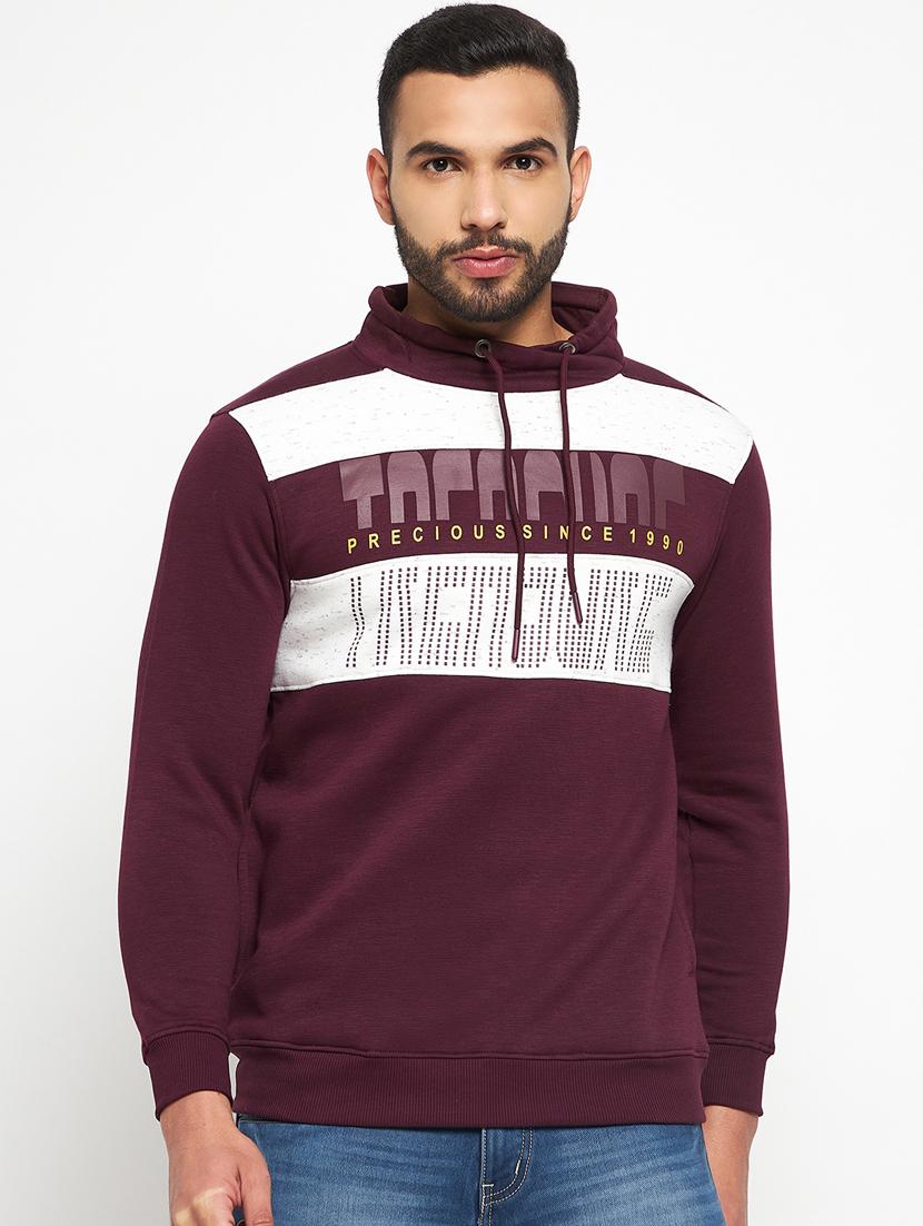 cotton blend chest print sweatshirt - 19131658 -  Zoom Image - 0